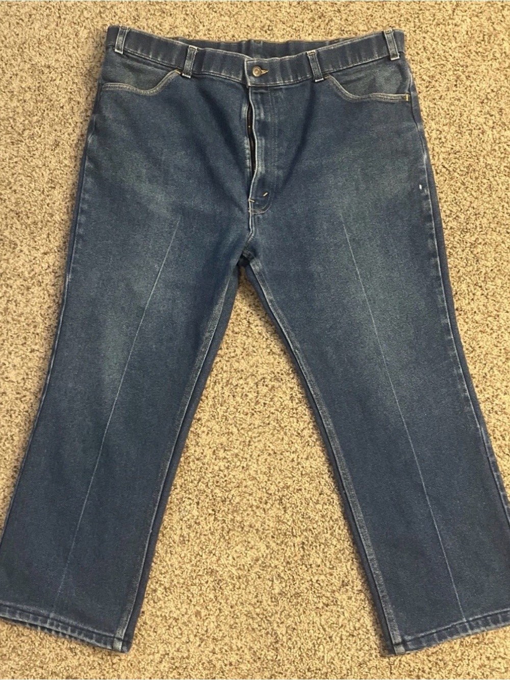 Vintage 1960’s Black Tab Levi’s Blue Jeans 42x30 Excellent Condition Rare USA